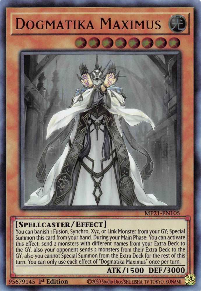 Dogmatika Maximus [MP21-EN105] Ultra Rare Yu-Gi-Oh!