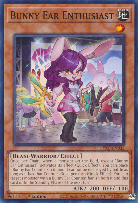 Bunny Ear Enthusiast [CYAC-EN032] Common Yu-Gi-Oh!