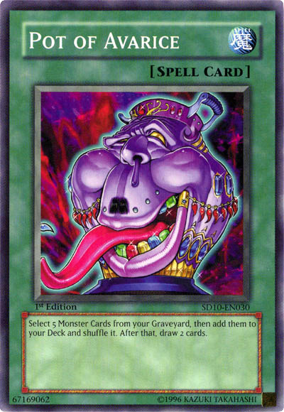Pot of Avarice [SD10-EN030] Common Yu-Gi-Oh!