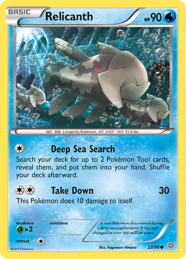 Relicanth (23/98) [XY: Ancient Origins] Pokémon
