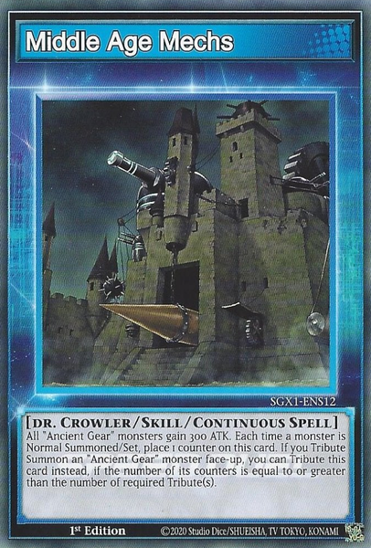 Middle-Aged Mechs [SGX1-ENS12] Common Yu-Gi-Oh!