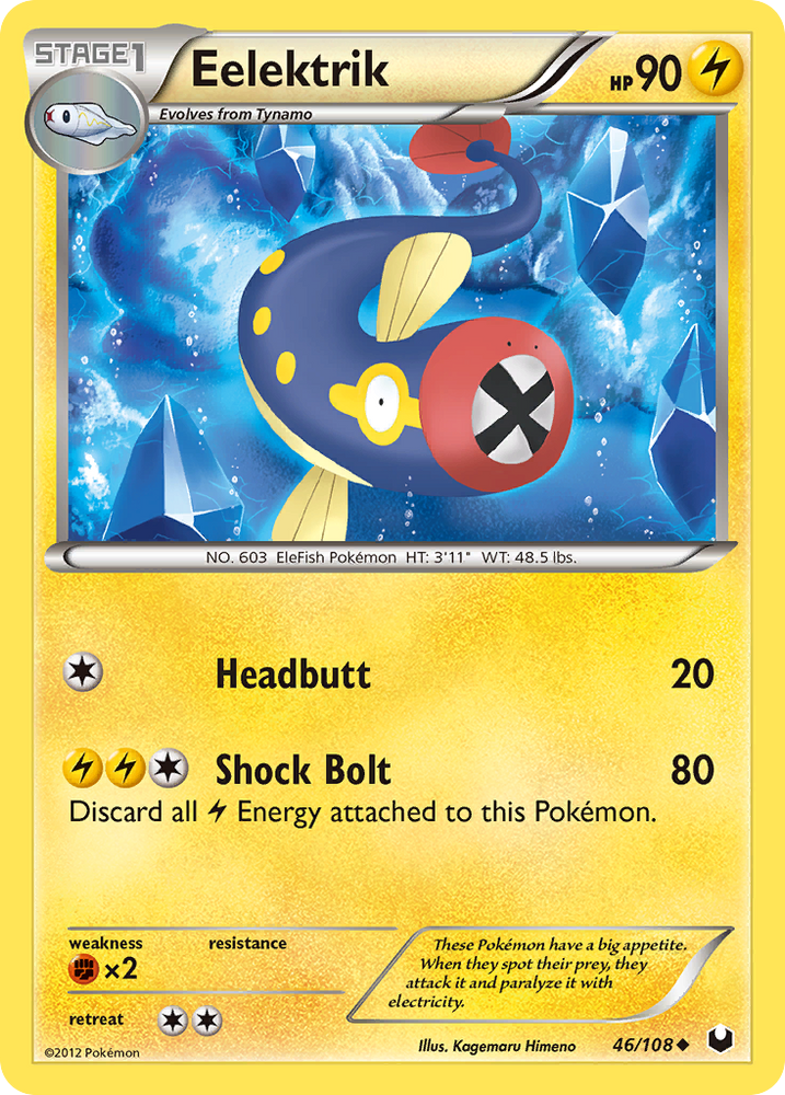 Eelektrik (46/108) [Black & White: Dark Explorers] Pokémon