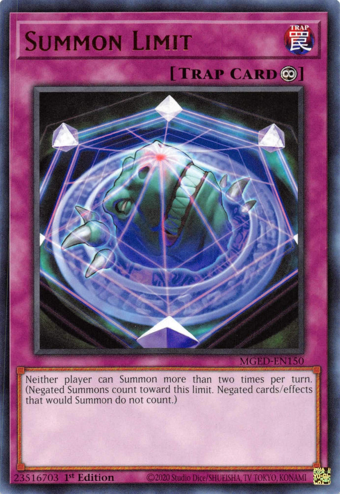 Summon Limit [MGED-EN150] Rare Yu-Gi-Oh!