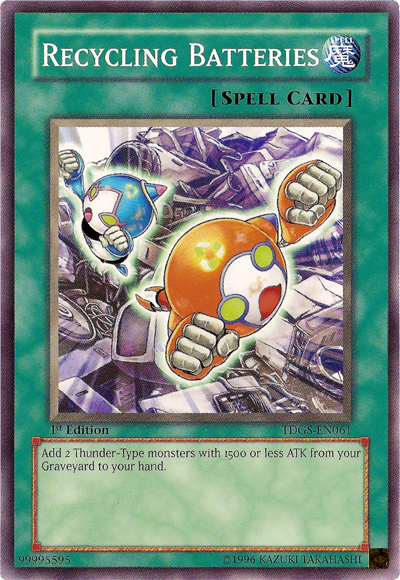 Recycling Batteries [TDGS-EN061] Common Yu-Gi-Oh!