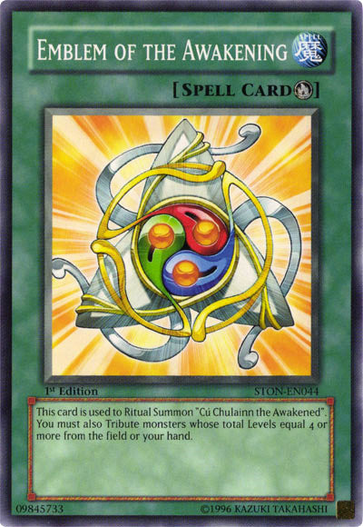 Emblem of the Awakening [STON-EN044] Common Yu-Gi-Oh!