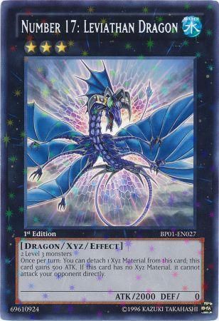 Number 17: Leviathan Dragon [BP01-EN027] Starfoil Rare Yu-Gi-Oh!