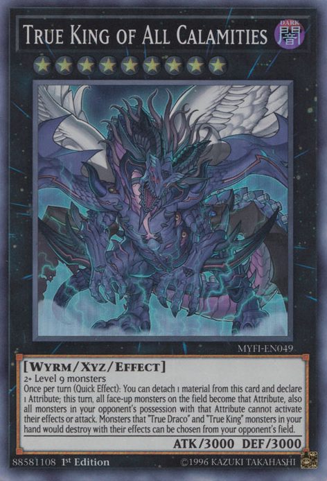 True King of All Calamities [MYFI-EN049] Super Rare Yu-Gi-Oh!