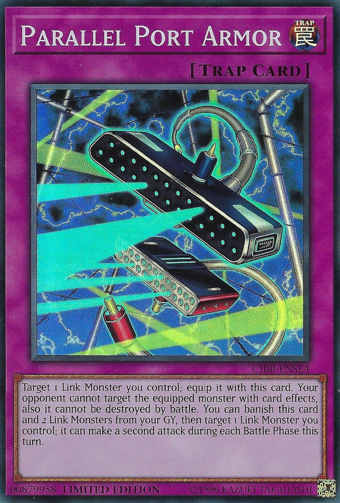 Parallel Port Armor [CIBR-ENSE4] Super Rare Yu-Gi-Oh!