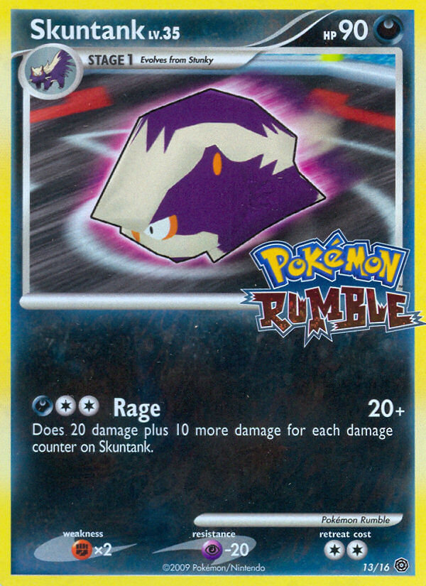Skuntank (13/16) [Pokémon Rumble] Pokémon