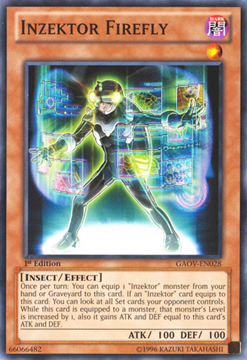 Inzektor Firefly [GAOV-EN028] Common - Yugioh Cards For Your TCG Needs!