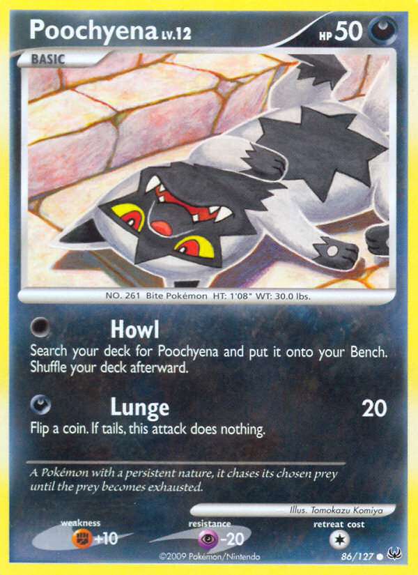 Poochyena (86/127) [Platinum: Base Set] Pokémon