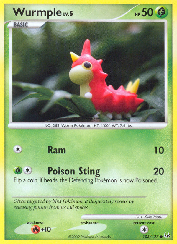 Wurmple (103/127) [Platinum: Base Set] Pokémon