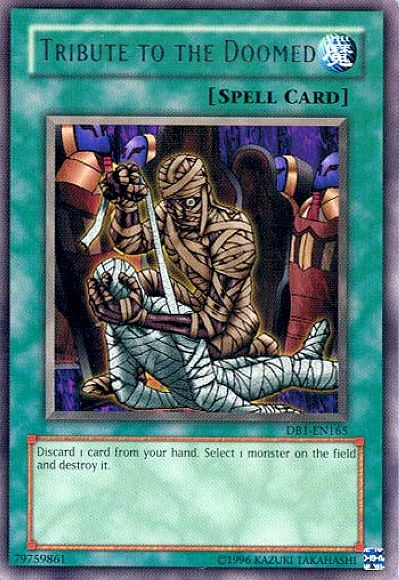 Tribute to The Doomed [DB1-EN165] Rare Yu-Gi-Oh!