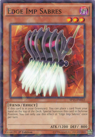 Edge Imp Sabres [SP15-EN022] Shatterfoil Rare Yu-Gi-Oh!