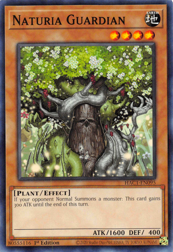 Naturia Guardian [HAC1-EN095] Common Yu-Gi-Oh!