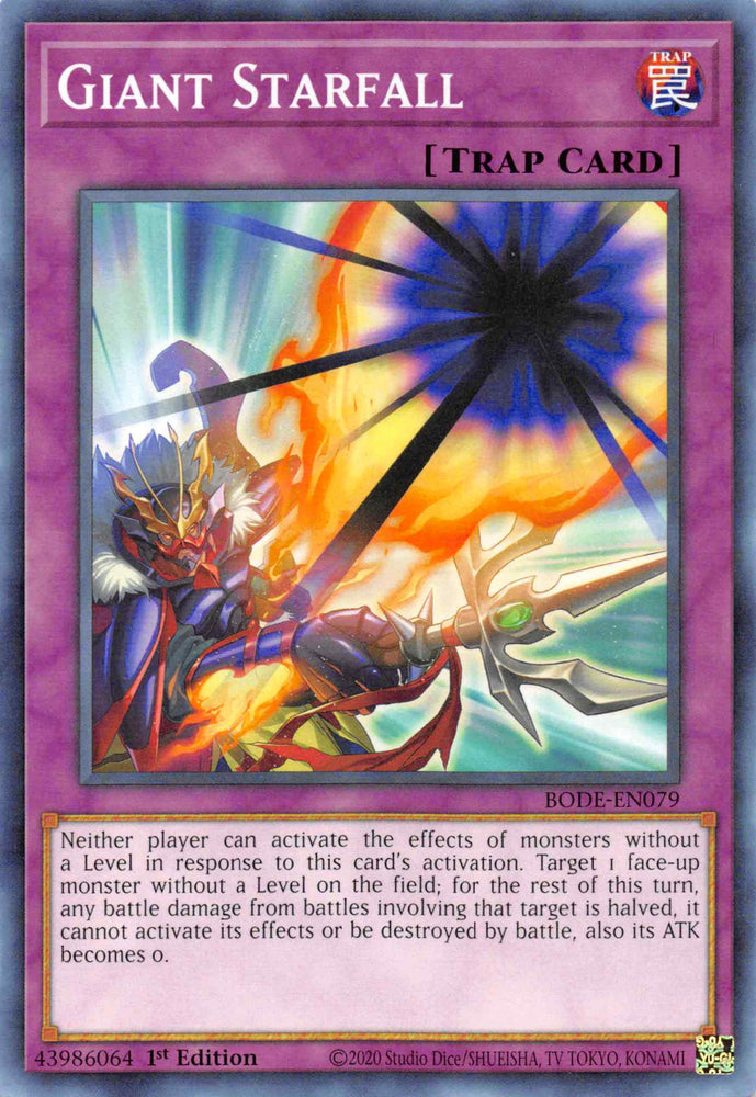 Giant Starfall [BODE-EN079] Common Yu-Gi-Oh!