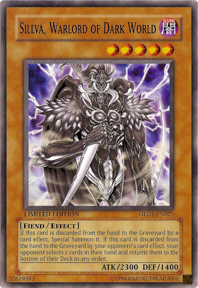 Sillva, Warlord of Dark World [GLD1-EN023] Common Yu-Gi-Oh!
