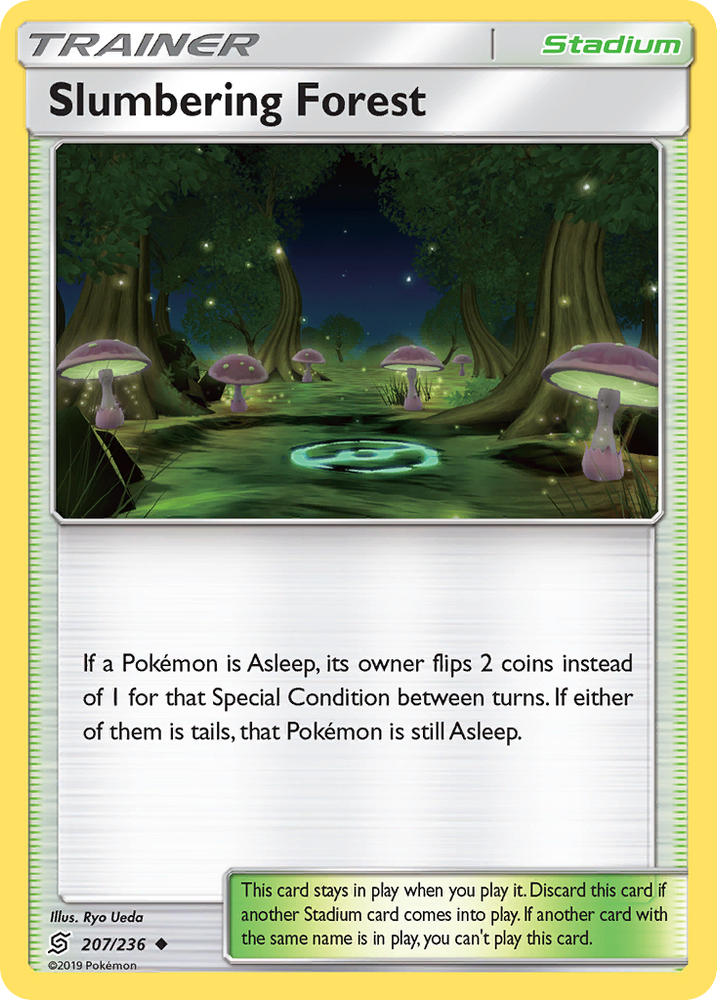 Slumbering Forest (207/236) [Sun & Moon: Unified Minds] Pokémon
