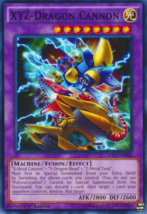 XYZ-Dragon Cannon [SDKS-EN042] Common Yu-Gi-Oh!