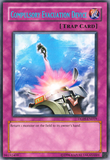 Compulsory Evacuation Device (Blue) [DL09-EN019] Rare Yu-Gi-Oh!