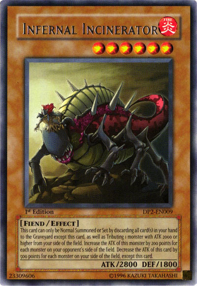 Infernal Incinerator [DP2-EN009] Rare Yu-Gi-Oh!