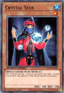 Crystal Seer [SGX1-ENF09] Common Yu-Gi-Oh!