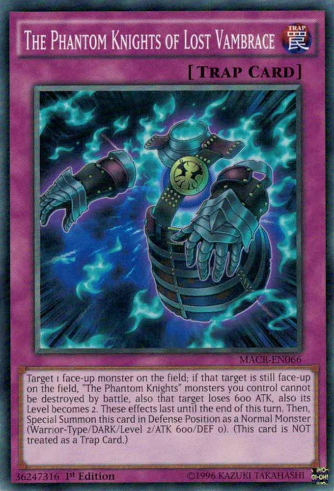 The Phantom Knights of Lost Vambrace [MACR-EN066] Common Yu-Gi-Oh!