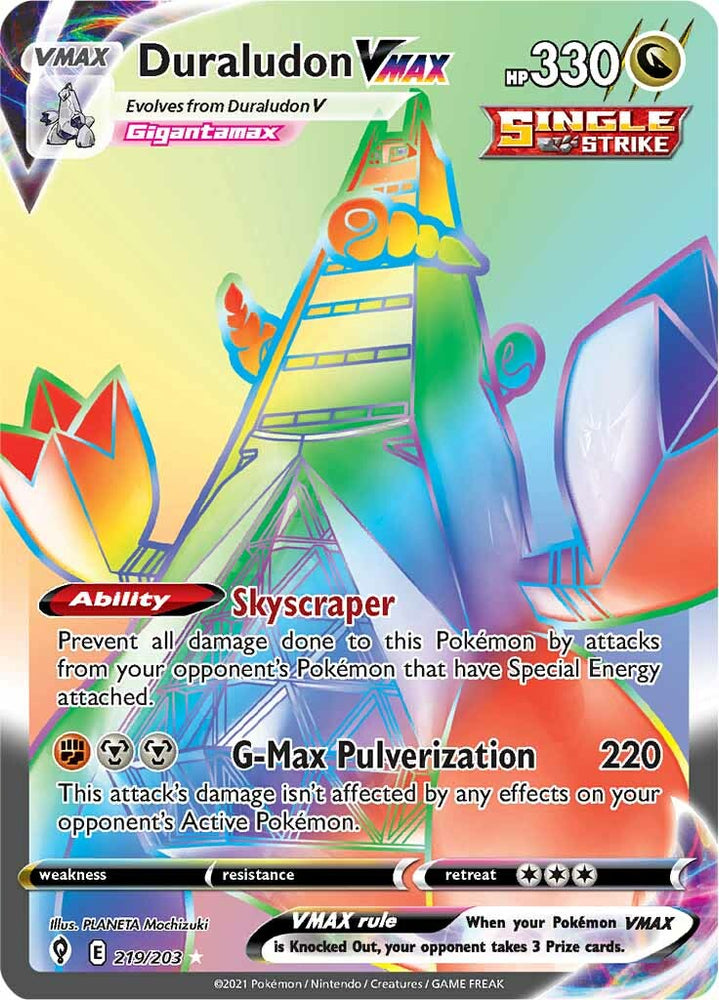 Duraludon VMAX (219/203) [Sword & Shield: Evolving Skies] Pokémon