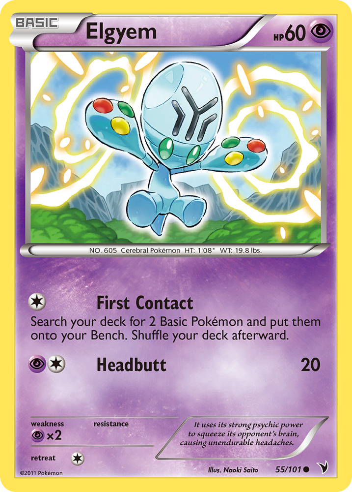 Elgyem (55/101) [Black & White: Noble Victories] Pokémon