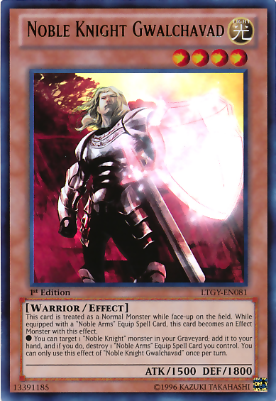 Noble Knight Gwalchavad [LTGY-EN081] Ultra Rare Yu-Gi-Oh!