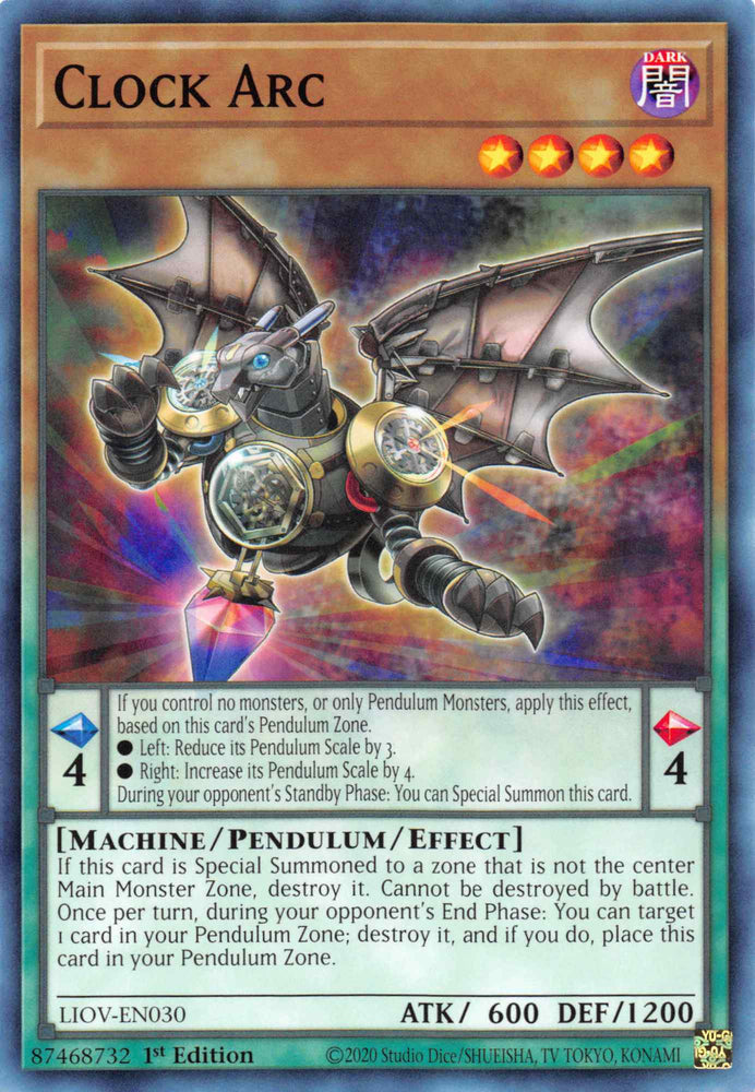 Clock Arc [LIOV-EN030] Common Yu-Gi-Oh!