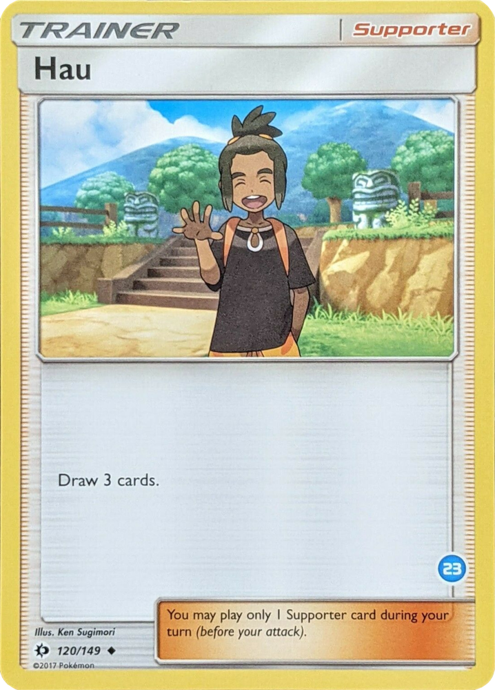 Hau (120/149) (Deck Exclusive #23) [Sun & Moon: Trainer Kit - Alolan Ninetales] Pokémon