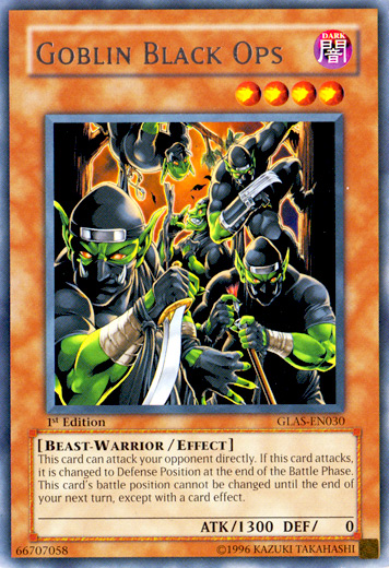 Goblin Black Ops [GLAS-EN030] Rare Yu-Gi-Oh!