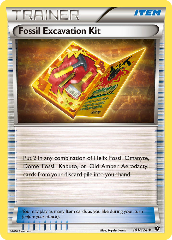 Fossil Excavation Kit (101/124) [XY: Fates Collide] Pokémon