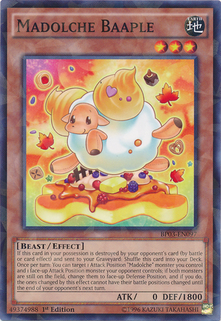 Madolche Baaple [BP03-EN097] Shatterfoil Rare Yu-Gi-Oh!