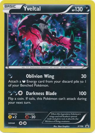 Yveltal (XY06) (Jumbo Card) [XY: Black Star Promos] Pokémon