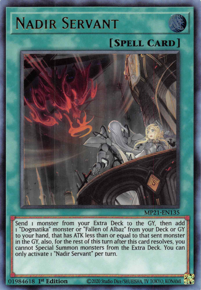 Nadir Servant [MP21-EN135] Ultra Rare Yu-Gi-Oh!