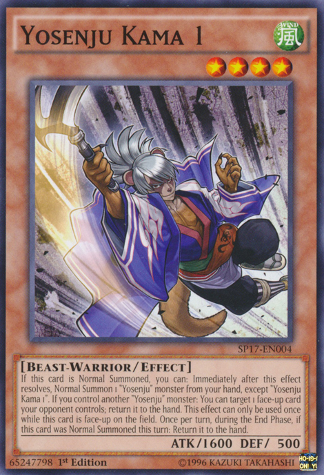 Yosenju Kama 1 [SP17-EN004] Common Yu-Gi-Oh!