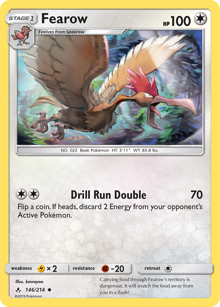 Fearow (146/214) [Sun & Moon: Unbroken Bonds] Pokémon