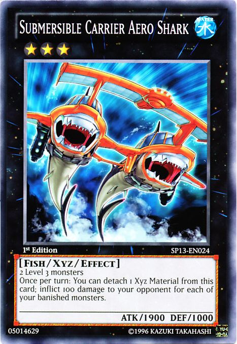 Submersible Carrier Aero Shark [SP13-EN024] Common Yu-Gi-Oh!
