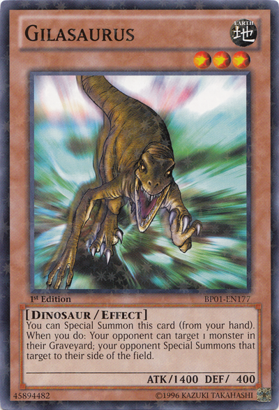 Gilasaurus [BP01-EN177] Starfoil Rare Yu-Gi-Oh!