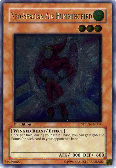 Neo-Spacian Air Hummingbird [STON-EN004] Ultimate Rare Yu-Gi-Oh!