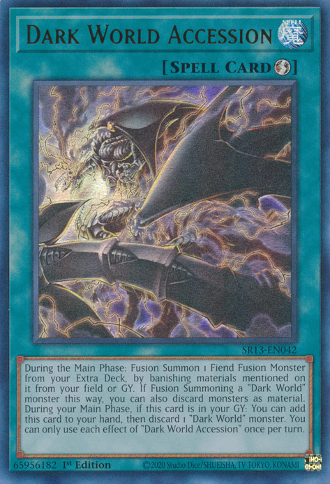Dark World Accession [SR13-EN042] Ultra Rare Yu-Gi-Oh!