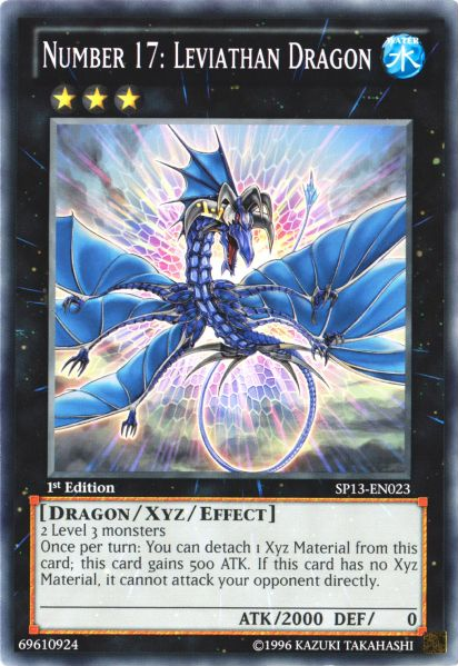 Number 17: Leviathan Dragon [SP13-EN023] Common Yu-Gi-Oh!