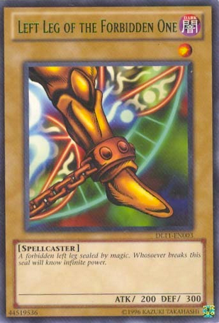 Left Leg of the Forbidden One (Green) [DL11-EN003] Rare Yu-Gi-Oh!