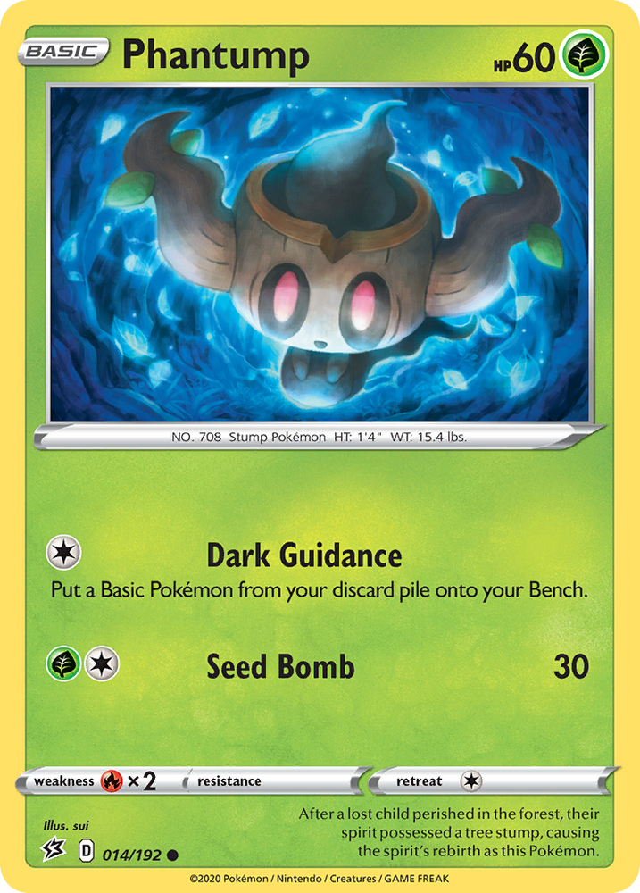 Phantump (014/192) [Sword & Shield: Rebel Clash] Pokémon