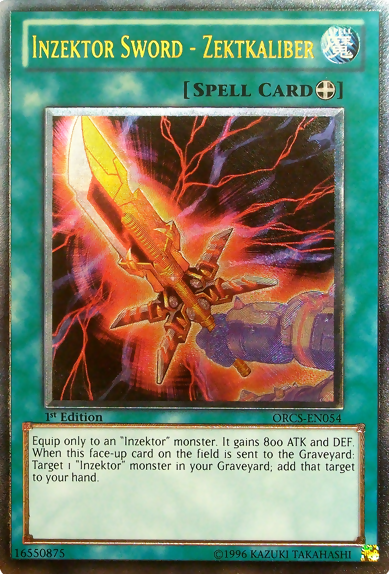 Inzektor Sword - Zektkaliber [ORCS-EN054] Ultimate Rare Yu-Gi-Oh!