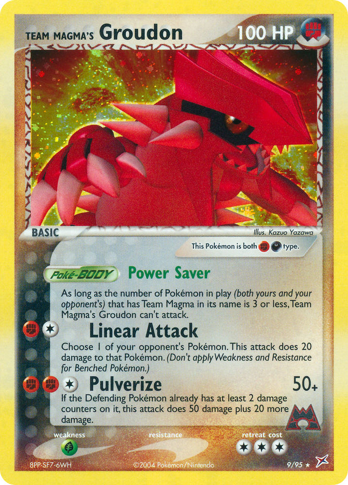 Team Magma's Groudon (9/95) (Theme Deck Exclusive) [EX: Team Magma vs Team Aqua] Pokémon