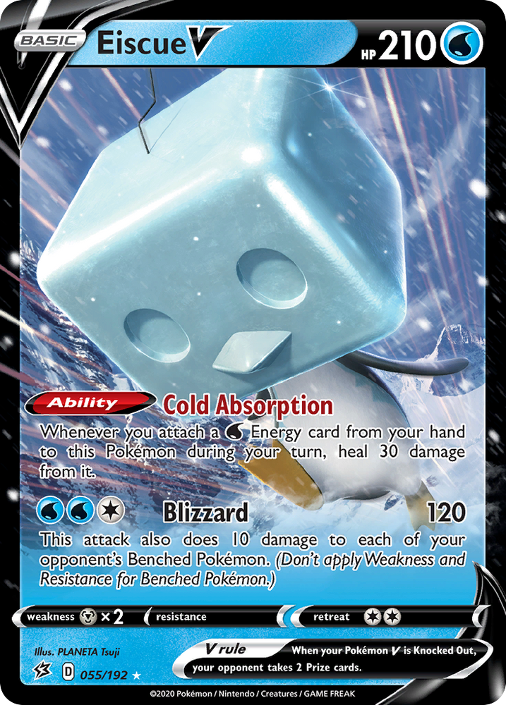 Eiscue V (055/192) [Sword & Shield: Rebel Clash] Pokémon