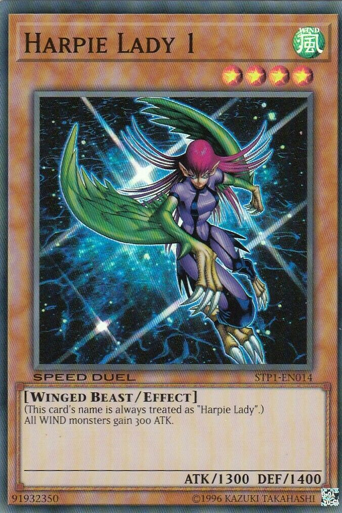 Harpie Lady 1 [STP1-EN014] Super Rare Yu-Gi-Oh!